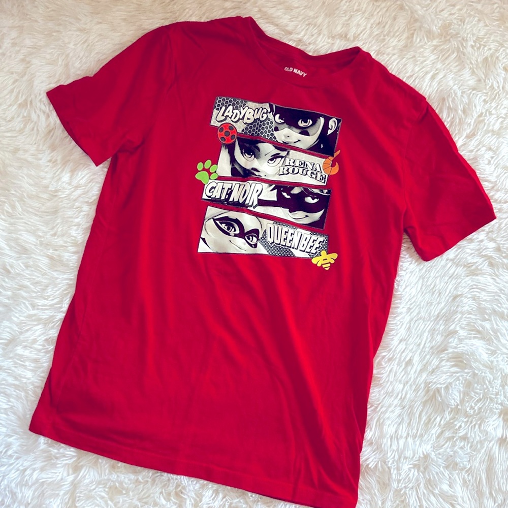 Old Navy Miraculous Ladybug tee size XL 14 16